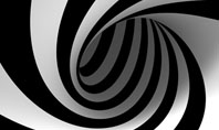 Balck And White Vortex Presentation Template