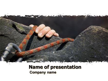 Climber Presentation Template, Master Slide