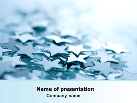 Decoration Stars Presentation Template, Master Slide