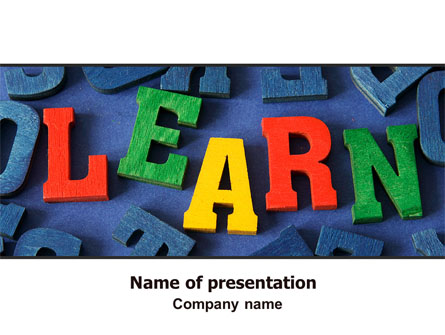 Learn Presentation Template, Master Slide