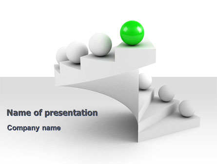 Getting to Top Presentation Template, Master Slide