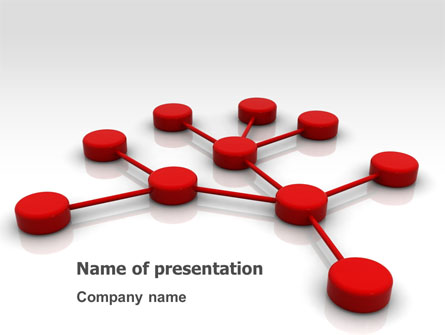 Network Model Presentation Template, Master Slide