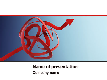 Arrow Knot Presentation Template, Master Slide