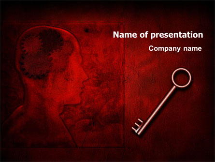 Main Key Presentation Template, Master Slide