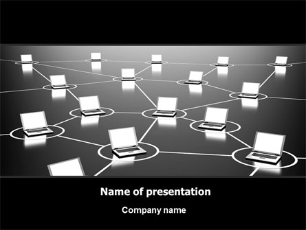 Computer Web Presentation Template, Master Slide