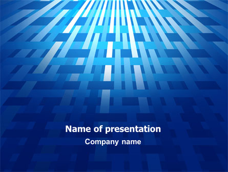 Interweaving Theme Free Presentation Template, Master Slide