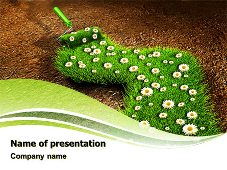 Blooming Path Presentation Template, Master Slide