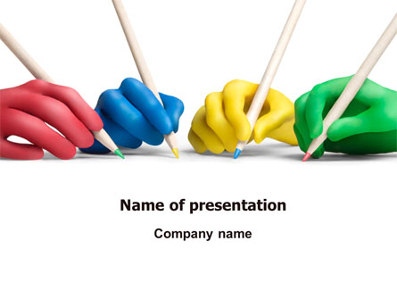 All People Writing Presentation Template, Master Slide