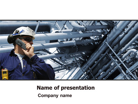 Engineering Industry Presentation Template, Master Slide