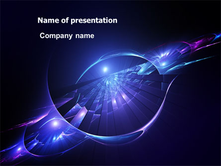 Abstract Cosmic Theme Presentation Template, Master Slide