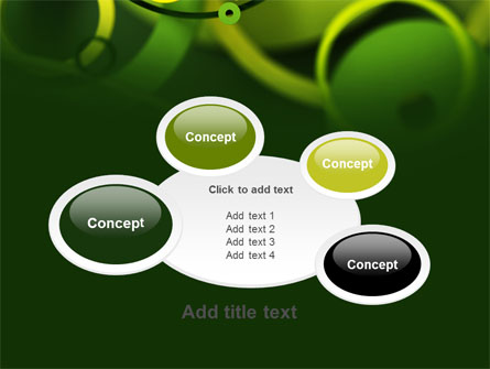 Abstract Green Circles Presentation Template for PowerPoint and Keynote ...