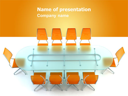 Conference Room Presentation Template, Master Slide