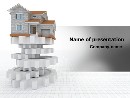 Building Foundation Presentation Template, Master Slide