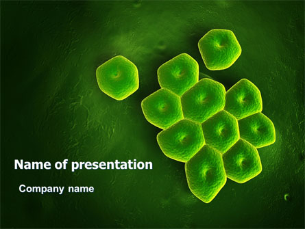 Acinetobacter Presentation Template, Master Slide