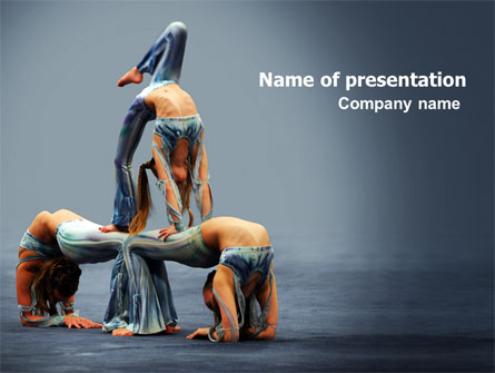 Acrobats Presentation Template, Master Slide