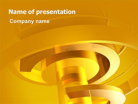 Abstract Bolt Presentation Template, Master Slide