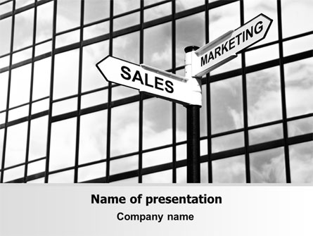 Marketing and Sales Presentation Template, Master Slide