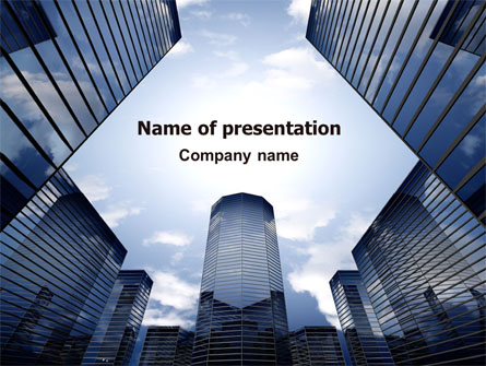 Business Center In Downtown Presentation Template, Master Slide