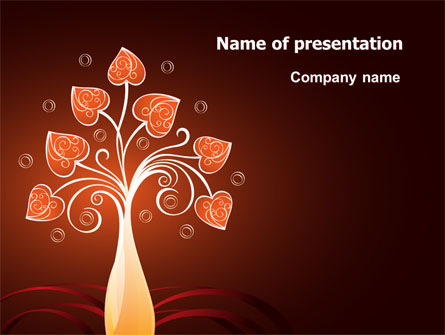 Design Tree Presentation Template, Master Slide