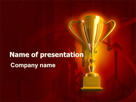 Gold Cup Presentation Template, Master Slide