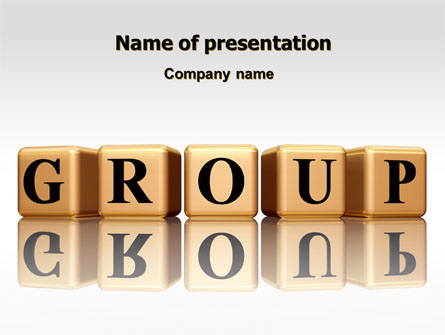 Group Presentation Template, Master Slide