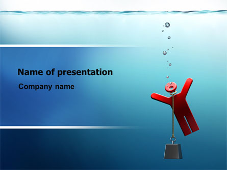 Drowner Man Presentation Template, Master Slide