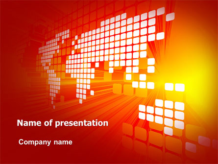 Business Interactive Presentation Template, Master Slide