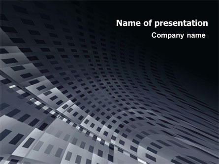 Perforated Theme Presentation Template, Master Slide