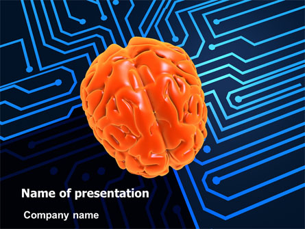 Brain Work Presentation Template, Master Slide