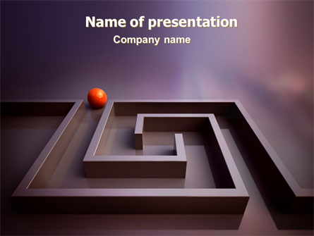 Labyrinth Presentation Template, Master Slide