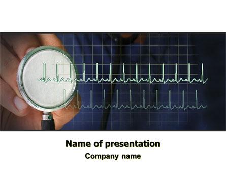 Heart Rate Presentation Template, Master Slide