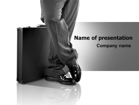 Business Briefcase Presentation Template, Master Slide