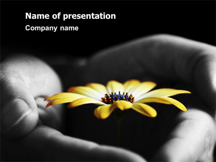 Open Flower Presentation Template, Master Slide