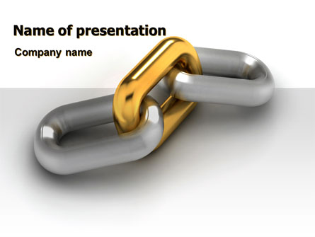 Link Presentation Template, Master Slide