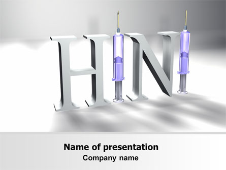 H1N1 Presentation Template, Master Slide