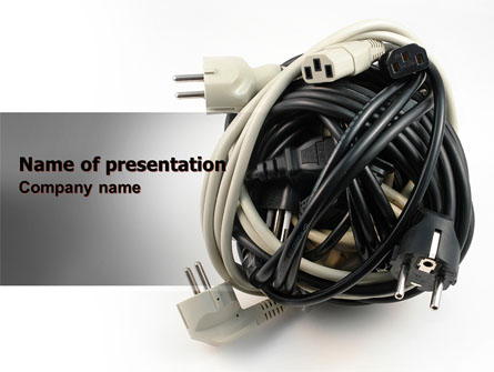Cable Knot Presentation Template, Master Slide
