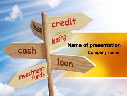 Credits and Loans Presentation Template, Master Slide