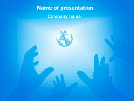 Reaching for Earth Presentation Template, Master Slide