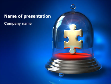 Protected Puzzle Presentation Template, Master Slide