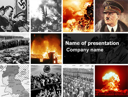 Adolf Hitler Presentation Template, Master Slide