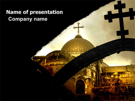 Byzantine Church Presentation Template, Master Slide