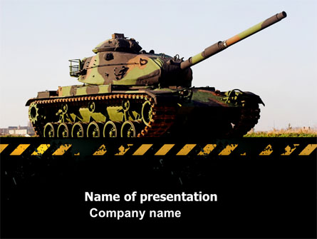 Tank Presentation Template, Master Slide