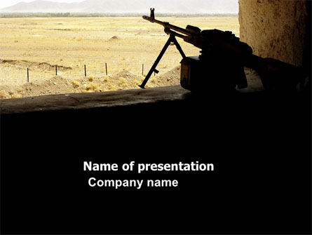 Machine Gun Presentation Template, Master Slide