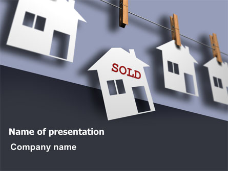 House Sold Presentation Template, Master Slide