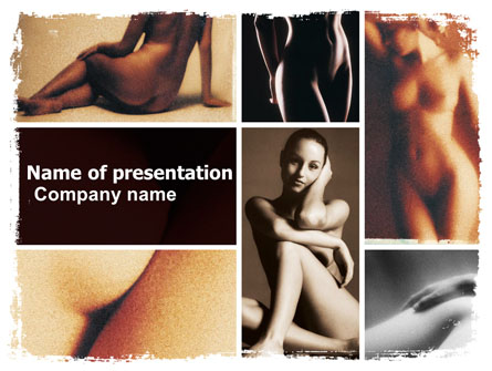 Nude Photography Presentation Template, Master Slide