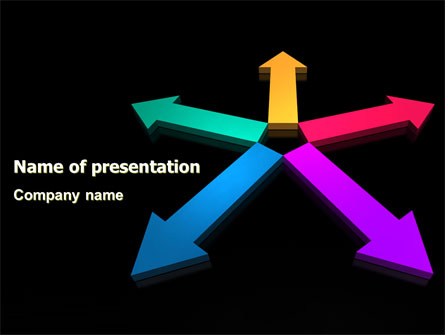 Tendency Direction Free Presentation Template, Master Slide