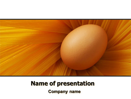 Egg Presentation Template, Master Slide