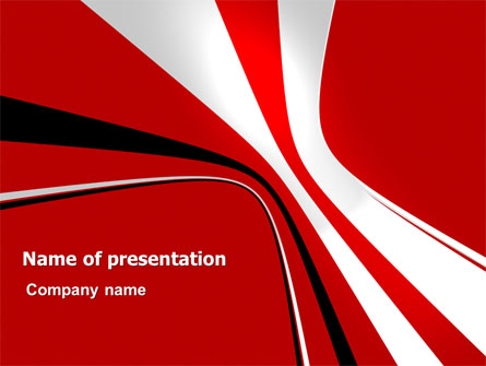 Crookedness Presentation Template, Master Slide