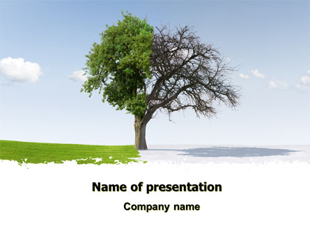 Spring And Winter Presentation Template, Master Slide