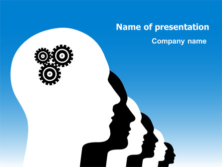 Popular Thinking Presentation Template, Master Slide